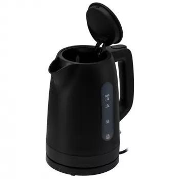 Electric kettle Adler AD 1379B — 1.7 L, 1850–2200 W, hinged lid, 360° base, black