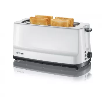 Toaster Severin AT 2234 4 slice(s) 1400 W Grey White