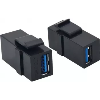 VALUE USB 3.0 Keystone Module, black (25.99.8207)
