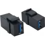 VALUE USB 3.0 Keystone Module, black (25.99.8207)