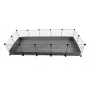 Cage C&C modular cage 5x2 silver 180x75x37 cm for pig rabbit hedgehog, c&c