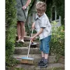 Fiskars MyFirst Kinder-Besen children's broom, blue, length 980 mm, plastic frame and handle, 1 piece