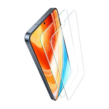 Tempered glass screen protector Torras for Samsung S24+ — 9H hardness, anti-scratch