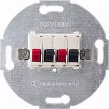 Socket Outlet Merten 467014 Black Metallic Red