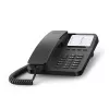 Corded desk phone Gigaset Desk400 — wired desktop telephone, black, model DESK 400