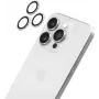 Camera Ring Protector LAUT PRIME GLASS for iPhone 16 Pro / iPhone 16 Pro Max, transparent, tempered glass