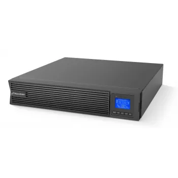 Uninterruptible Power Supply PowerWalker VFI 1000 ICR IoT, Online double-conversion, 1 kVA / 1000 W, 8x C13 outlets, LCD, rack/tower 2U, black