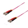 InfiniBand fibre optic cable ShiverPeaks 77905/4 10 m ST Violet