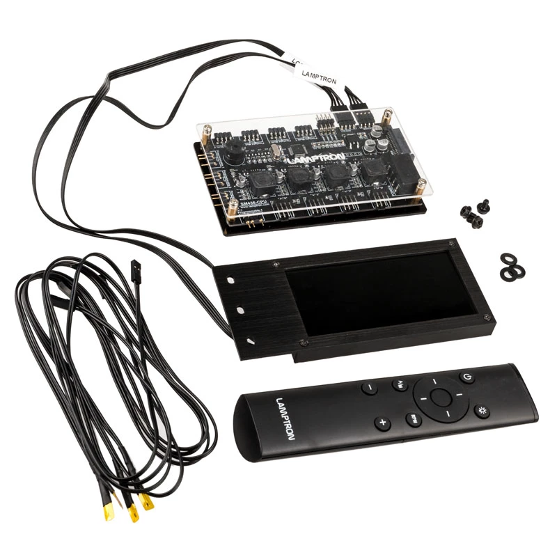 Lamptron SM436 PCI fan and RGB LED controller, black