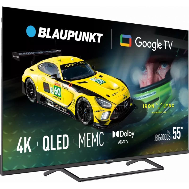 Blaupunkt 55QBG6000S 55 inch QLED 4K Ultra HD Google TV Smart TV (Black)