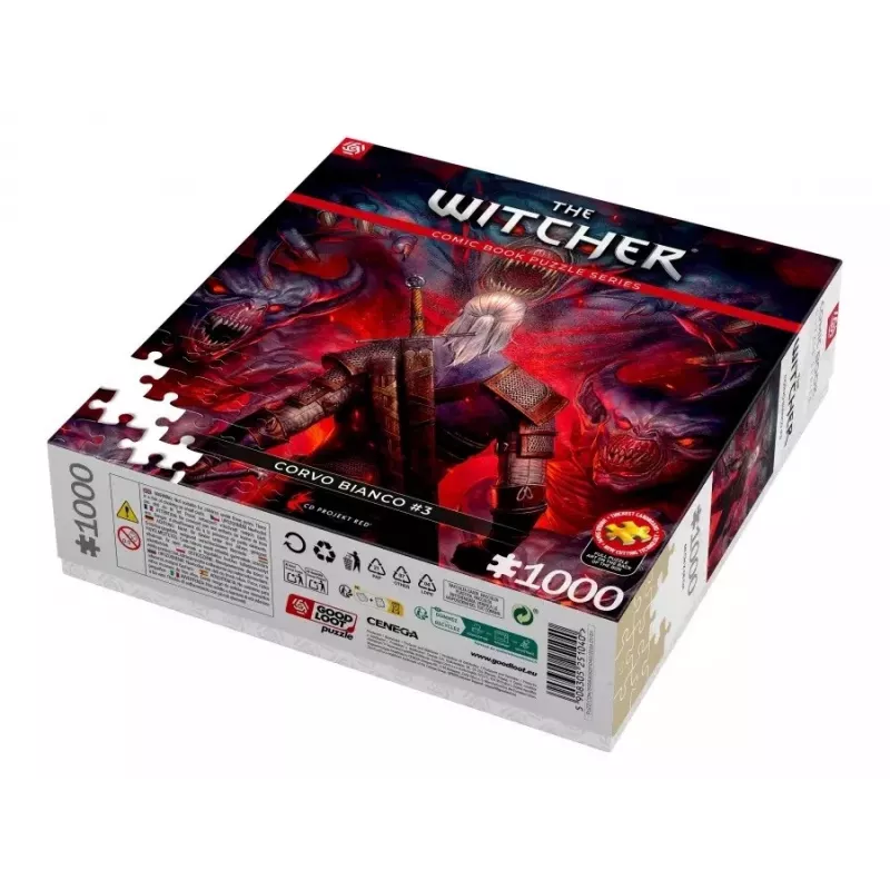 Good Loot Comic Book Puzzle: The Witcher (Wiedźmin) Corvo White, 1000 pieces