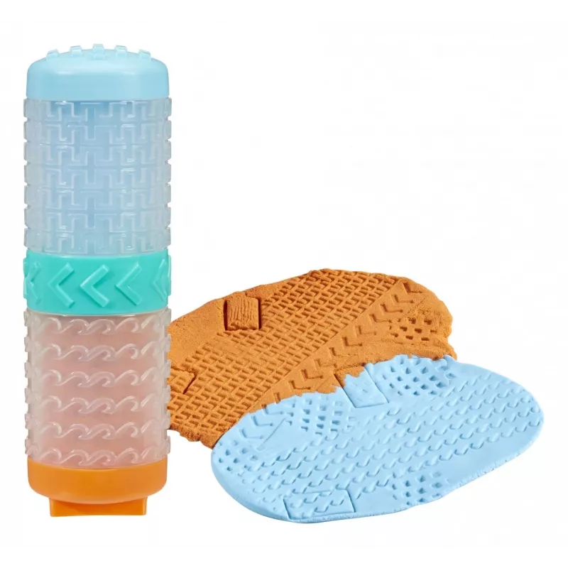 Plastic mass Wonder Factory Never Dry Dough, Light Blue, Orange