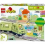 Toy train set LEGO DUPLO Interactive Adventure Railway 10427, 57 pieces, 2 minifigures, for ages 2+