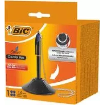 Twist retractable ballpoint pen BIC 527507 Blue Medium 1 pc Black