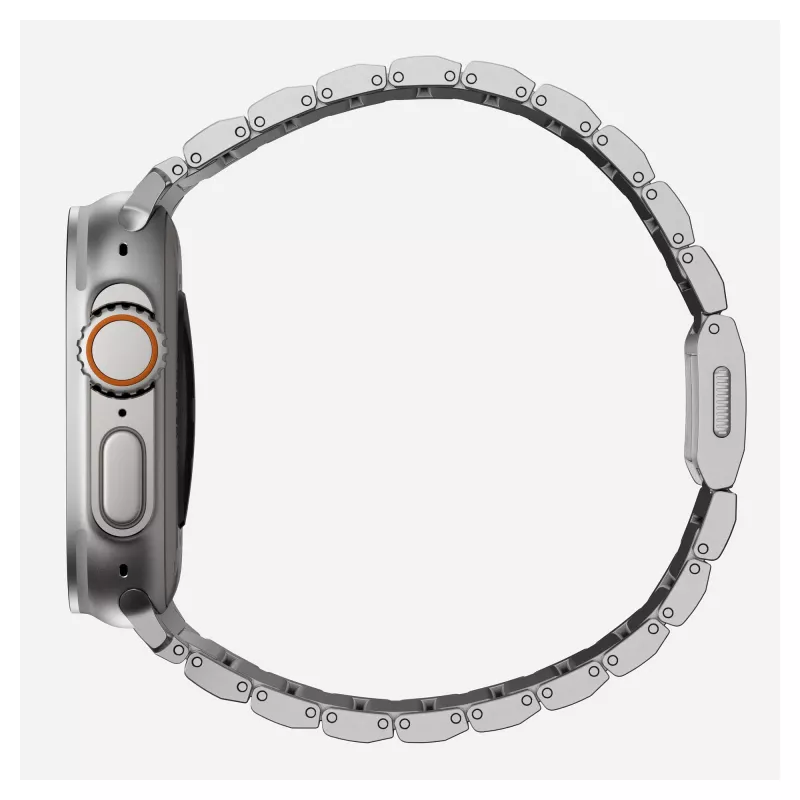 NOMAD Titanium Band for Apple Watch 46mm/49mm Silver