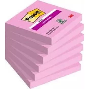 Post-it Super Sticky Sticky Notes extrastark pink 6 Pads (7100259225)