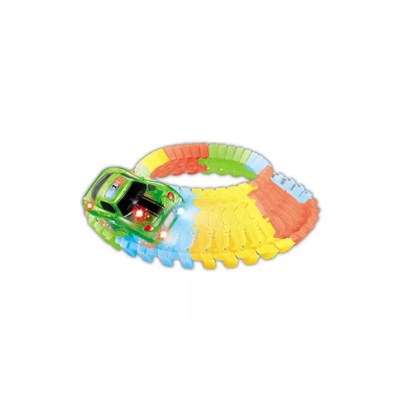 Play vehicle and track set Amewi 100614 with AA battery operation (2 × AA), multicolour red