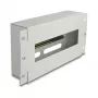 Cover strip DELOCK 67319 for rack, metal grey housing, 1 pcs