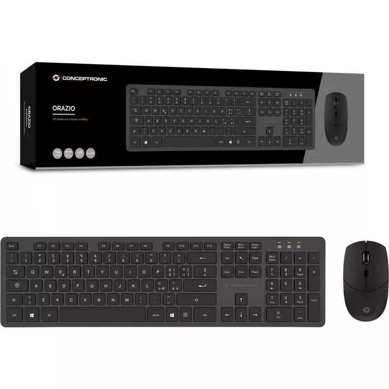 Keyboard Mouse included Conceptronic Orazio ORAZIO01IT