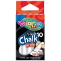 Colorino Kids Dustless chalk white 10 pcs