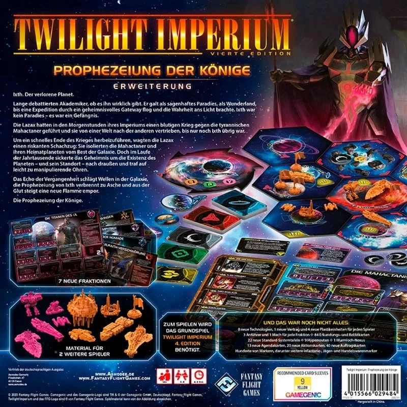 Twilight Imperium 4.Edition - Prophecy of Kings, Board Game Expansion