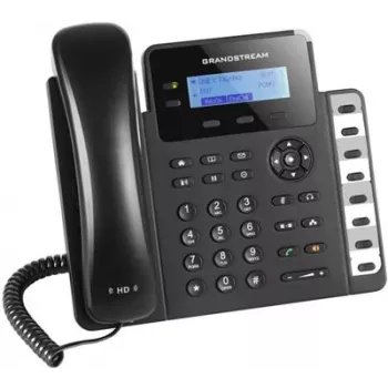DECT telephone Grandstream GXP1628 — DECT desk/wall phone, LCD 132x48 px, speakerphone, 500 contacts, RJ‑9 headset