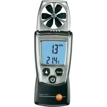 Airflow meter testo 410-1 (0560 4101) — handheld vane anemometer for air velocity and temperature measurement
