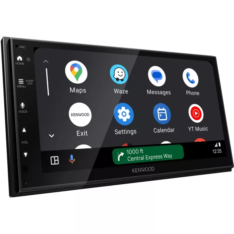 Kenwood double-DIN moniceiver Android Auto, Apple CarPlay, DAB+ tuner, connection for rear view came
