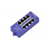 PoE Injector Extralink Gigabit 4-Port, 4x 1000Mb/s RJ45, 48V, Blue/Black