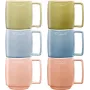 Set of 6 Ceramic Mugs Staub Multicolor 350 ml – 6×350 ml ceramic cups