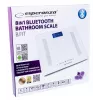 Esperanza EBS016W personal scale Square White Electronic personal scale