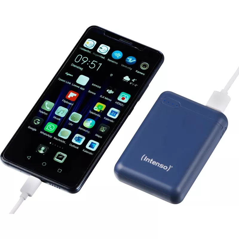 POWER BANK USB 10000MAH/DARK BLUE XS10000 INTENSO