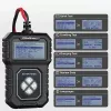 Qoltec Digital Battery Tester with LCD | Polish Menu | 12V | AGM | GEL | STD | 30-220AH