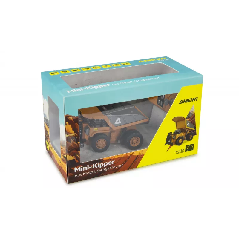 RC model car Amewi 22746, 1:64 scale, electric motor, LiPo 200 mAh, for ages 6+