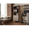 Cama 3 ALMERA bookcase 60x42x185 walnut/cashmere