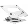 Laptop stand Unitek D1109B01 — aluminium adjustable stand with detachable USB‑C HDMI 4K PD 100W, 2x USB‑A, RJ‑45, for up to 17 inch