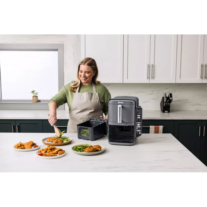 Ninja Double Stack XL Air Fryer 2 compartments with temperature probe SmartCook 9 5 L SL451EU
