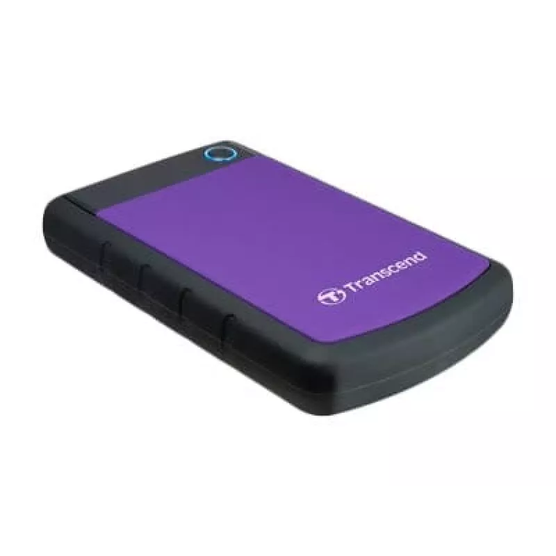 Transcend StoreJet 25H3P - Festplatte - 4TB - extern (tragbar) - 2.5 (6,4 cm) - USB3.0 - 256-Bit-AES - lila (TS4TSJ25H3P)