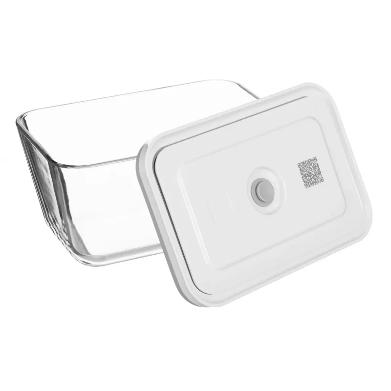 Food storage box ZWILLING FRESH & SAVE Rectangular glass/plastic set 3 pcs, 0.35/0.75/1.6 L, airtight, microwave/oven/fridge safe