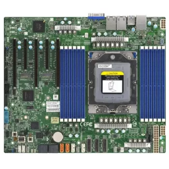 Supermicro - Motherboard MBD-H13SSL-N-B, AMD, Socket SP5, AMD EPYC 9004, Socket SP5, DDR5-SDRAM, max. 3 TB DDR5 DIMM SATA 6 GB/s graphics USB 3.1 USB 3.0 USB 3.0 RJ-45 VGA PCI-Expr