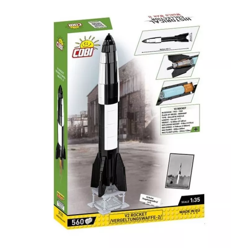 Building set COBI V2 Rocket 560 pieces World War II