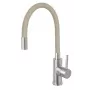 Kitchen mixer FERRO Zorba BZR4PSS stainless steel finish, single-lever, deck-mounted