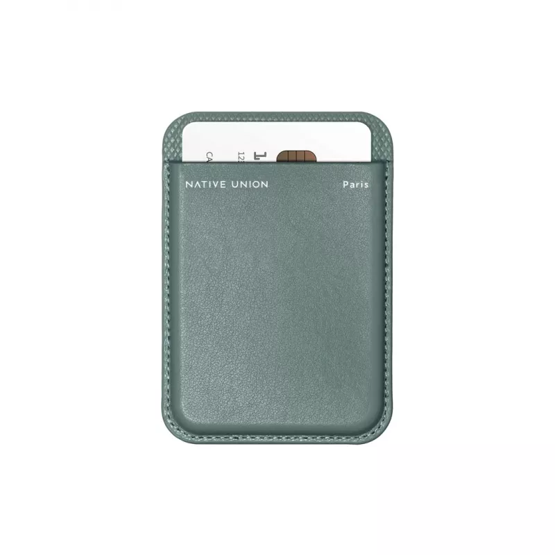 Wallet case native union (Re)Classic Green compatible with iPhone 15/15 Pro/15 Plus/15 Pro Max, iPhone 14/14 Pro/14 Plus/14 Pro Max, iPhone 13/13 Pro