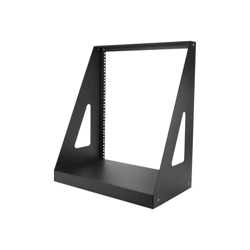 StarTech.com 2POSTRACK12 2-Post 12U Heavy-Duty Desktop Server Rack, Open Frame 19in Computer Rack