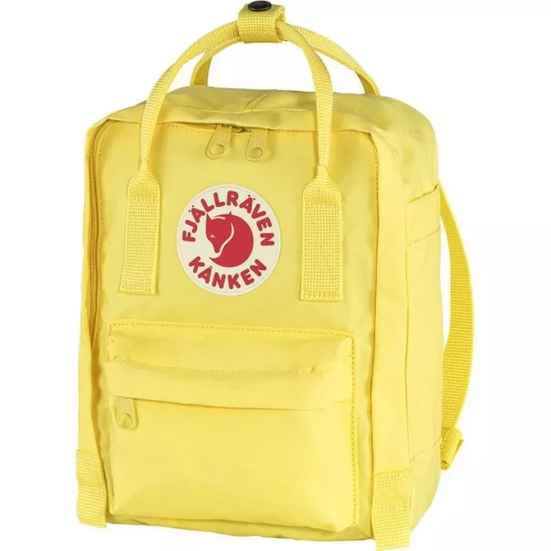 Casual backpack Fjällräven Kanken Mini Yellow Polypropylene Vinylon