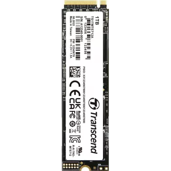 Transcend MTE712A - SSD - encrypted - 1 TB - Internal - M.2 2280 (Double-Sided) - PCIe 4.0 x4 (NVMe) - 256-Bit-AES - Self-Encrypting Drive (SED), TCG Opal Encryption 2.0 (TS1TMTE