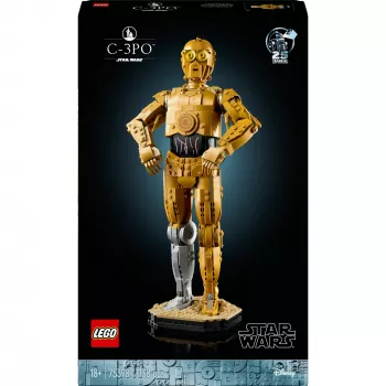 LEGO buildable figure Star Wars C-3PO model 75398 — 1,138 pieces, 380 mm display collectible