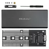 M.2 SATA SSD Enclosure QOLTEC 51854 USB 3.0 tool-free