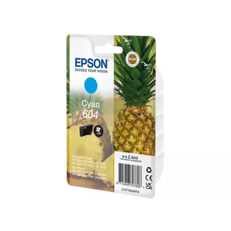 Epson 604 ink cartridge 1 pc(s) Original Standard Yield Cyan