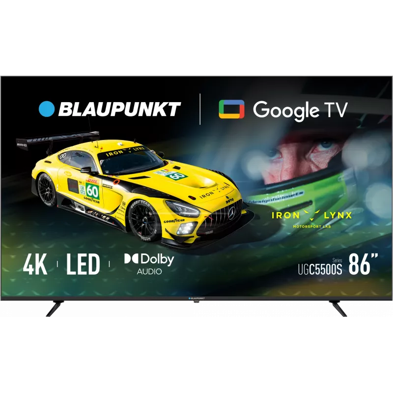Blaupunkt LED TV | 86UGC5500S | 86 | Smart TV | Google TV | UHD | Black